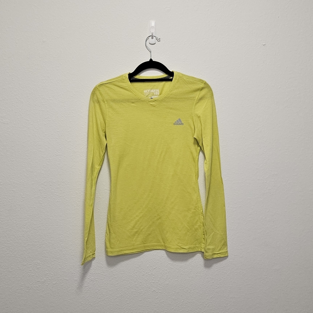 💛 Adidas yellow long sleeve
